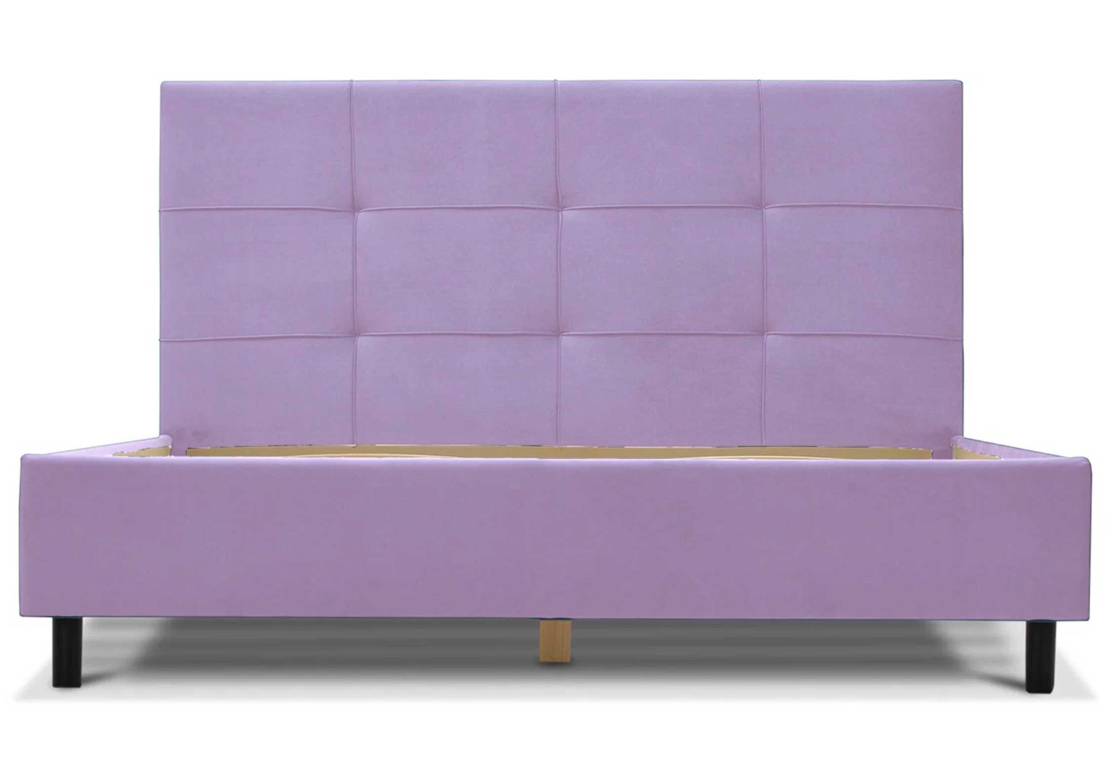 Różowe łóżko 140x200cm